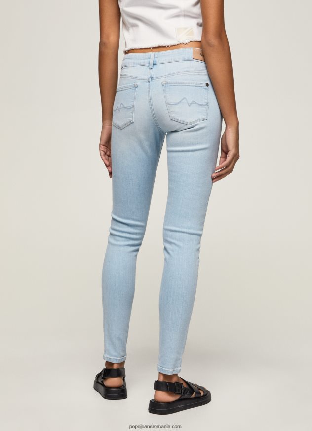 blugi skinny soho cu talie medie femei Pepe Jeans denim 6Z0R4653