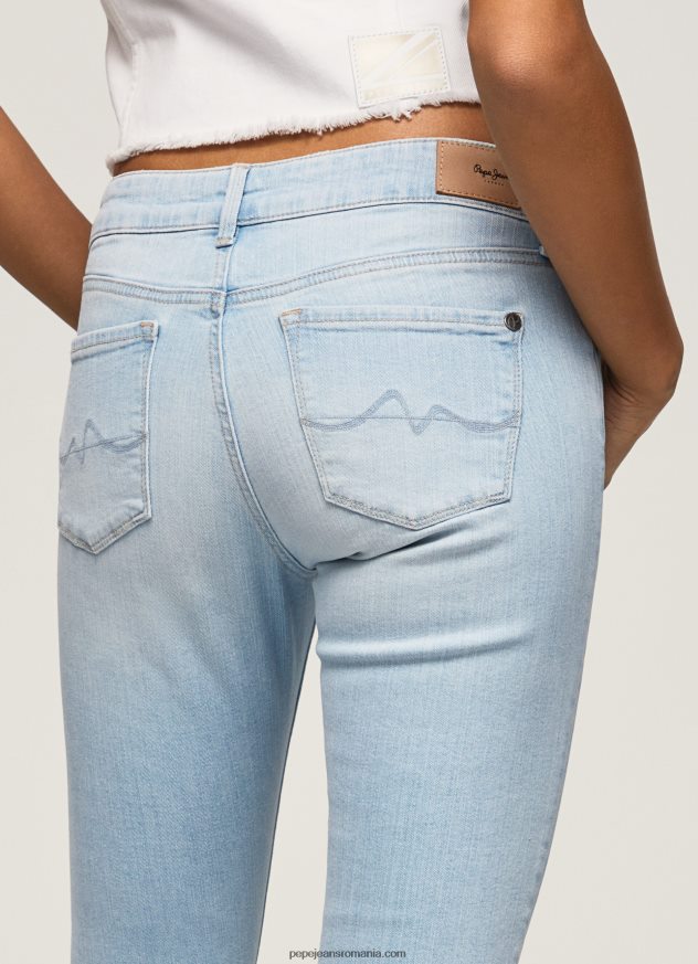 blugi skinny soho cu talie medie femei Pepe Jeans denim 6Z0R4653