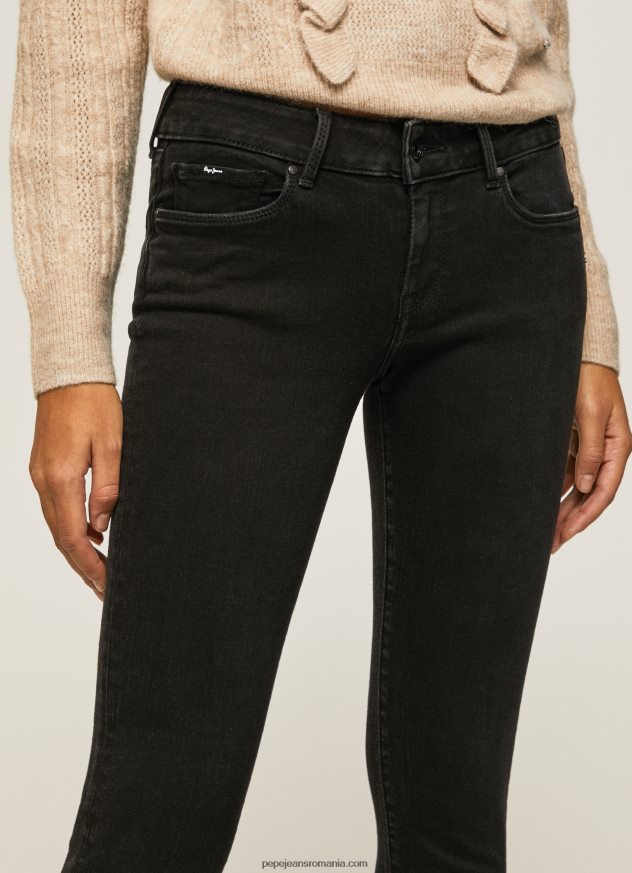 blugi soho slim fit cu talie mijlocie femei Pepe Jeans denim 6Z0R4656