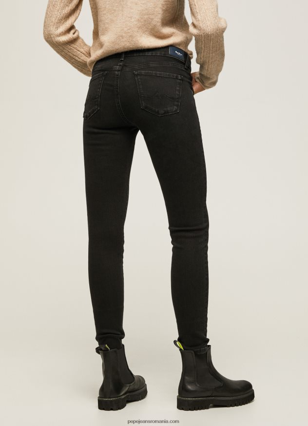 blugi soho slim fit cu talie mijlocie femei Pepe Jeans denim 6Z0R4656