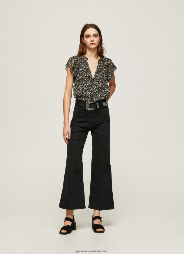 bluză din șifon cu imprimeu floral femei Pepe Jeans multi 6Z0R46367