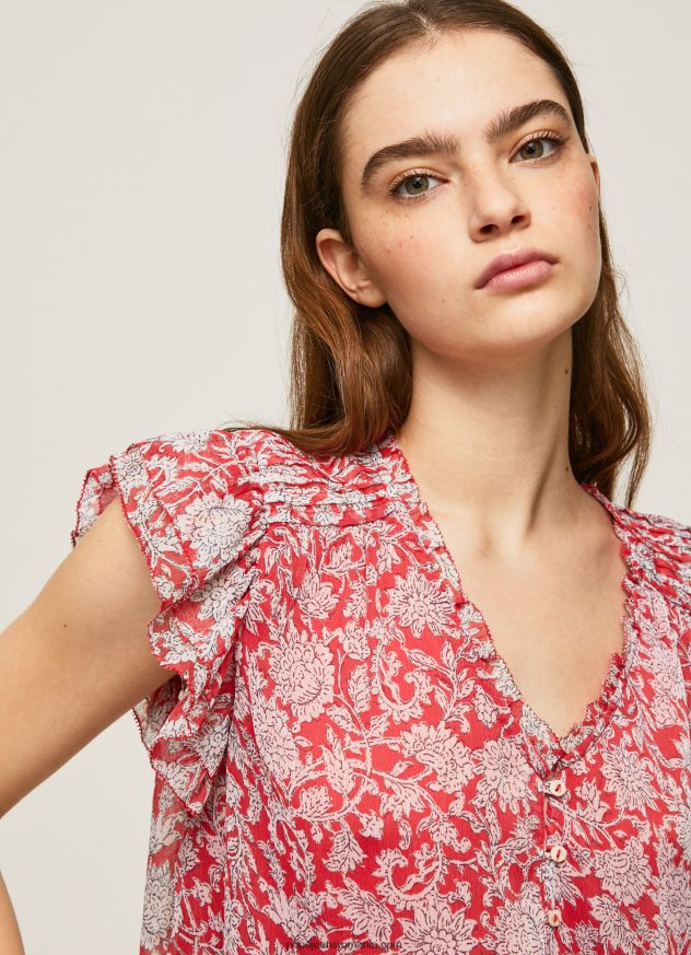 bluza cu imprimeu flori femei Pepe Jeans multi 6Z0R46372