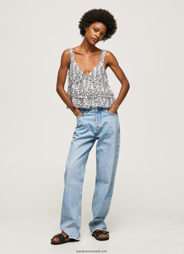top cu imprimeu floral femei Pepe Jeans multi 6Z0R46334