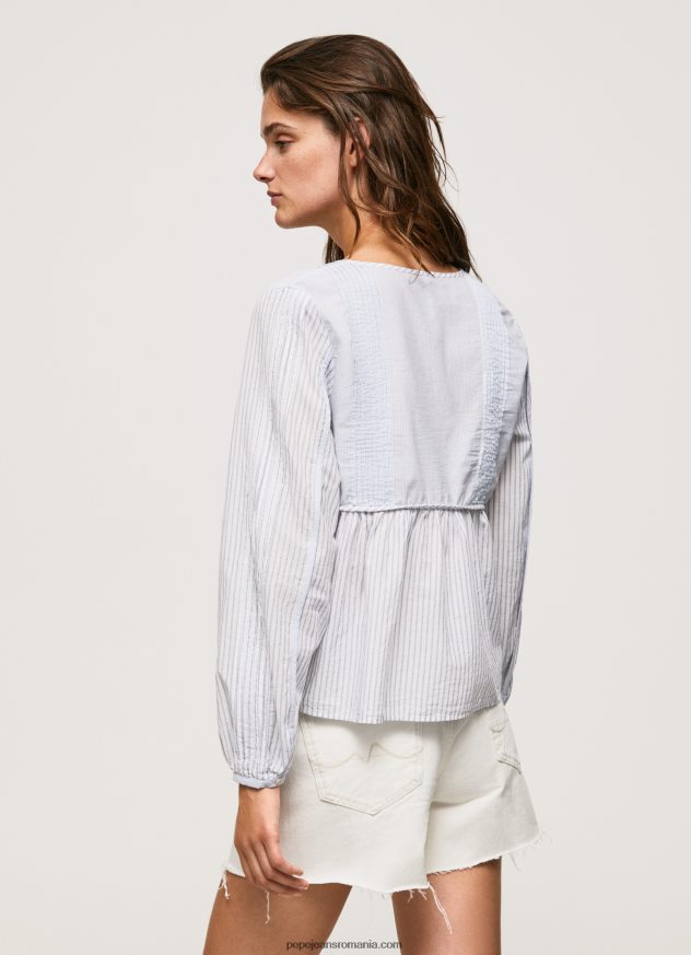 tunică din voil de bumbac femei Pepe Jeans multi 6Z0R46349