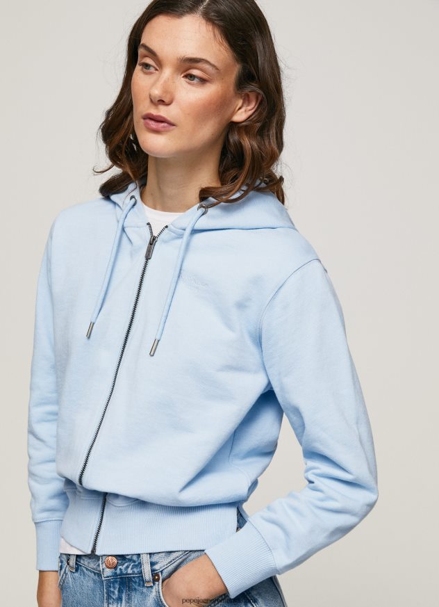 pulover cu gluga si fermoar femei Pepe Jeans dafin 6Z0R46270