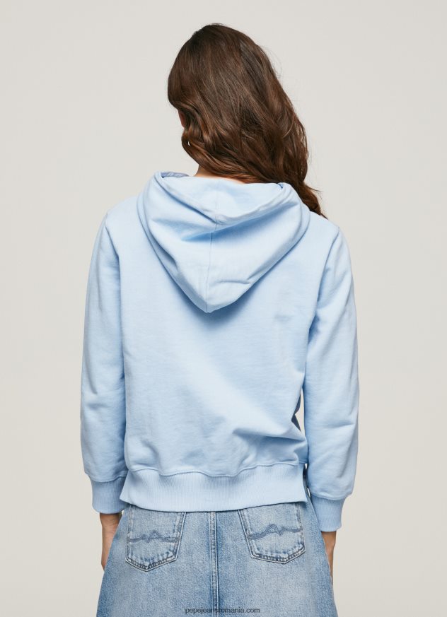 pulover cu gluga si fermoar femei Pepe Jeans dafin 6Z0R46270