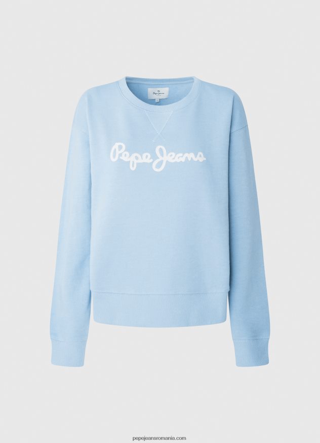 pulover cu logo imprimat femei Pepe Jeans dafin 6Z0R46275