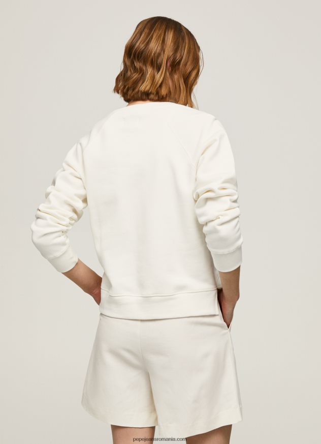 pulover de bumbac decupat femei Pepe Jeans mousse 6Z0R46287