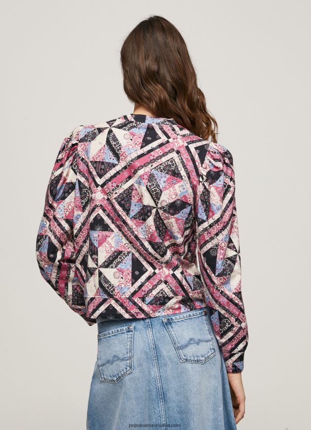pulover din bumbac mozaic femei Pepe Jeans multi 6Z0R46277