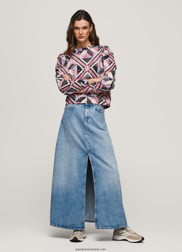 pulover din bumbac mozaic femei Pepe Jeans multi 6Z0R46277
