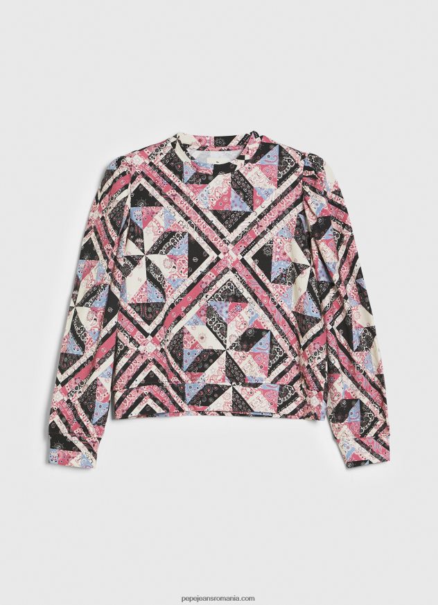 pulover din bumbac mozaic femei Pepe Jeans multi 6Z0R46277