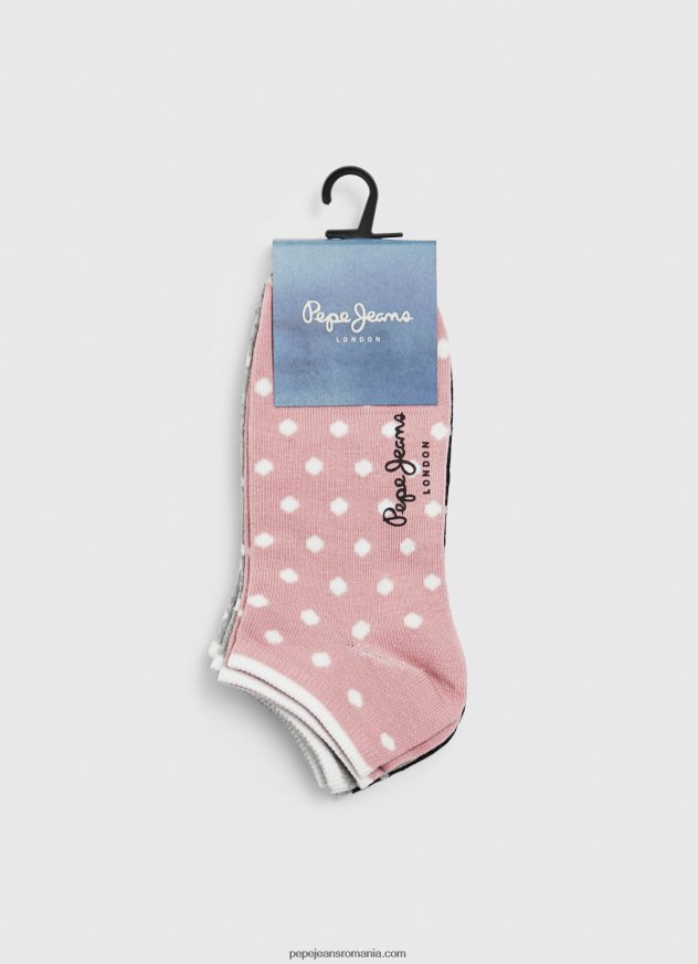 Bunty pachet de 3 șosete femei Pepe Jeans multi 6Z0R46543