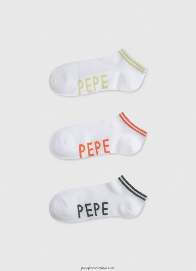 Pachet de 3 șosete cu dungi femei Pepe Jeans multi 6Z0R46564