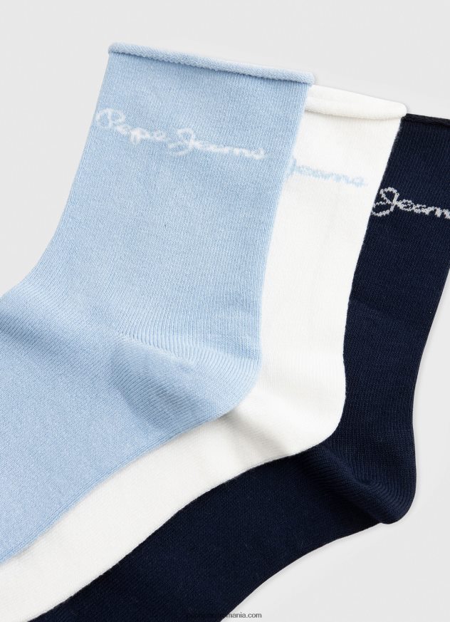 analia pachet de 3 șosete femei Pepe Jeans multi 6Z0R46558