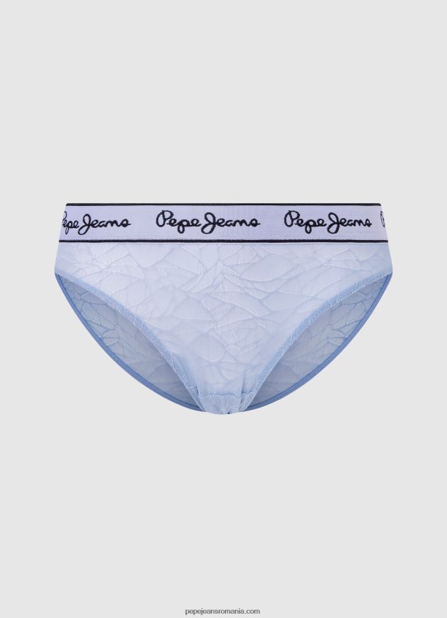 chiloți tanga plasă femei Pepe Jeans nud deschis 6Z0R46554