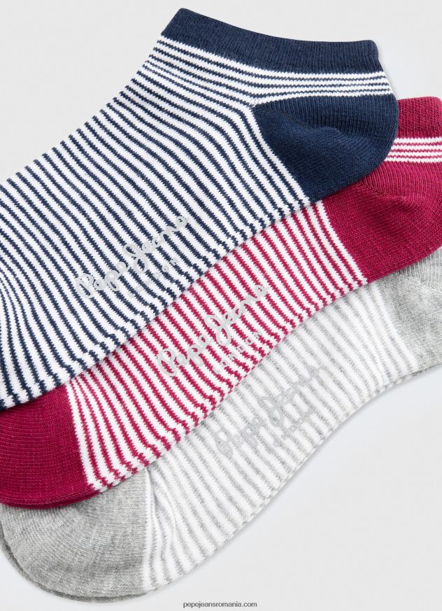 lassie pachet de 3 șosete femei Pepe Jeans multi 6Z0R46562