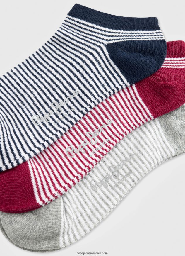 lassie pachet de 3 șosete femei Pepe Jeans multi 6Z0R46562
