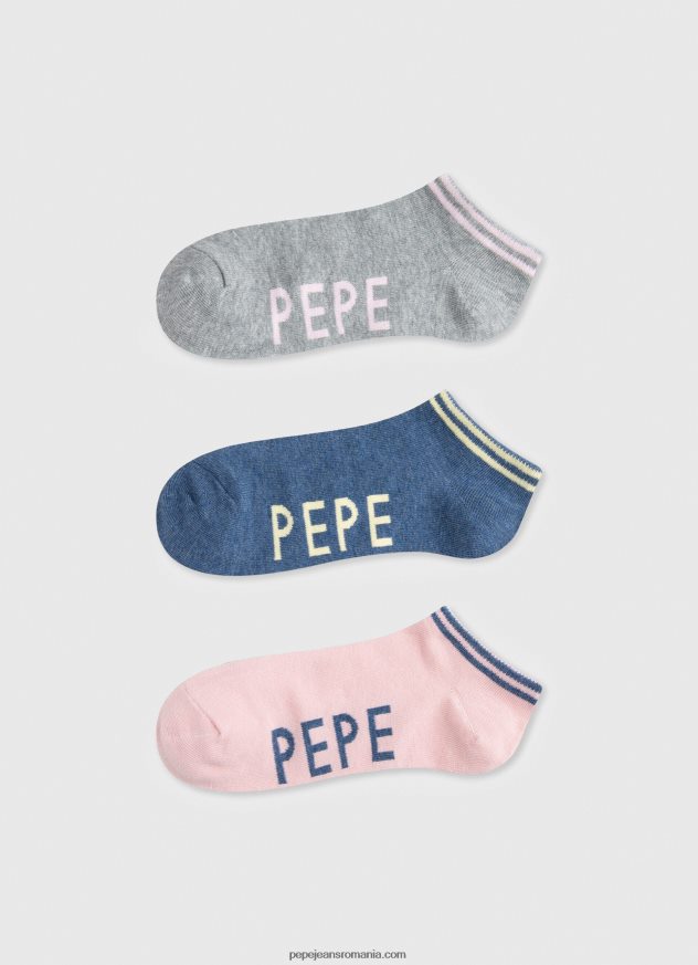 șosete kris pachet de 3 femei Pepe Jeans multi 6Z0R46556