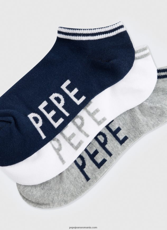 șosete sandi pachet de 3 femei Pepe Jeans multi 6Z0R46547