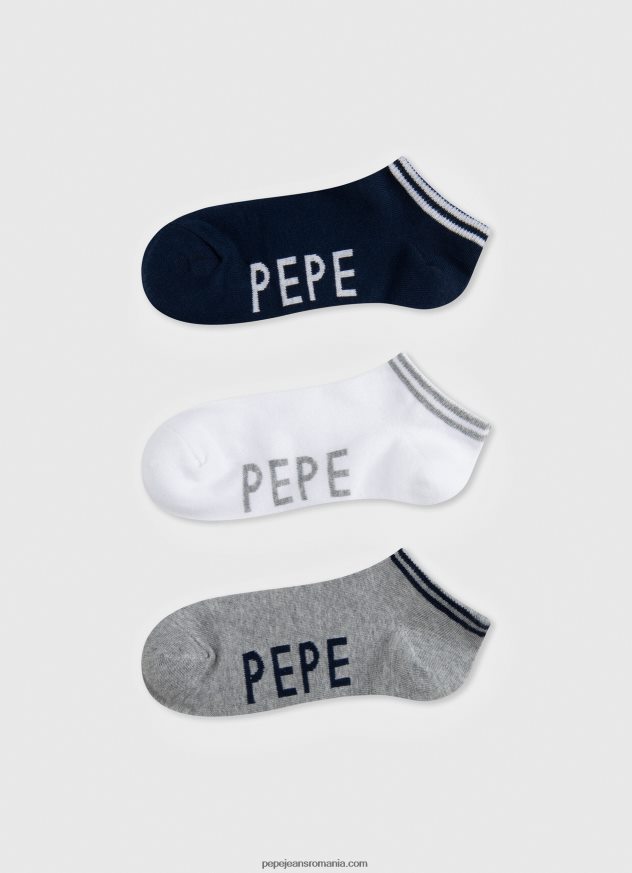 șosete sandi pachet de 3 femei Pepe Jeans multi 6Z0R46547
