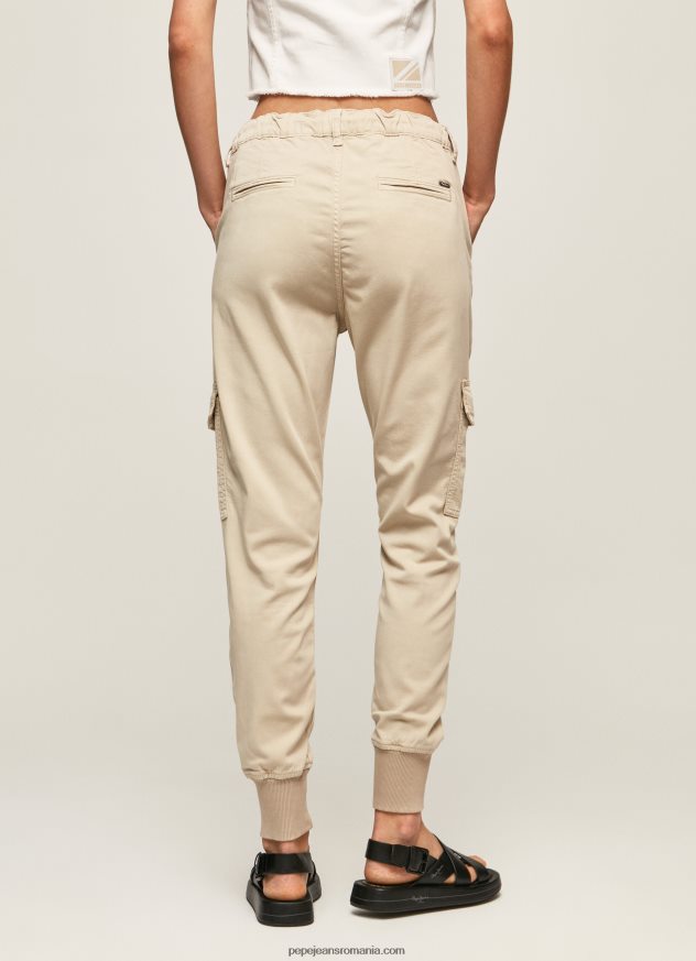 joggeri cargo noi de cruciada femei Pepe Jeans piatră 6Z0R46318