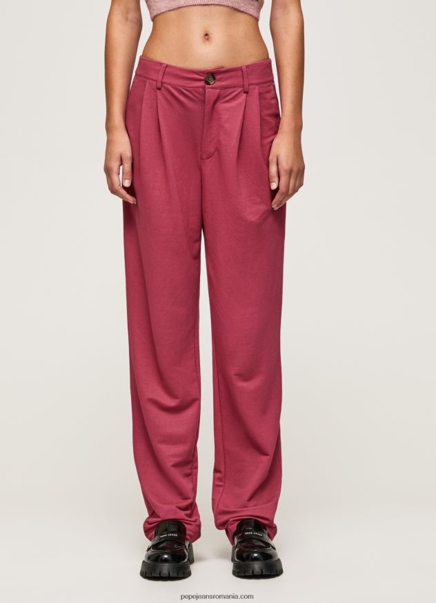 pantaloni chino curgatori femei Pepe Jeans fard de obraz închis 6Z0R46296