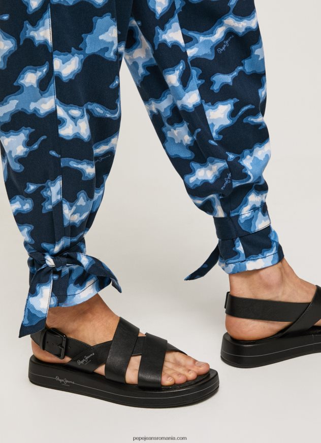pantaloni cu imprimeu de camuflaj femei Pepe Jeans multi 6Z0R46305