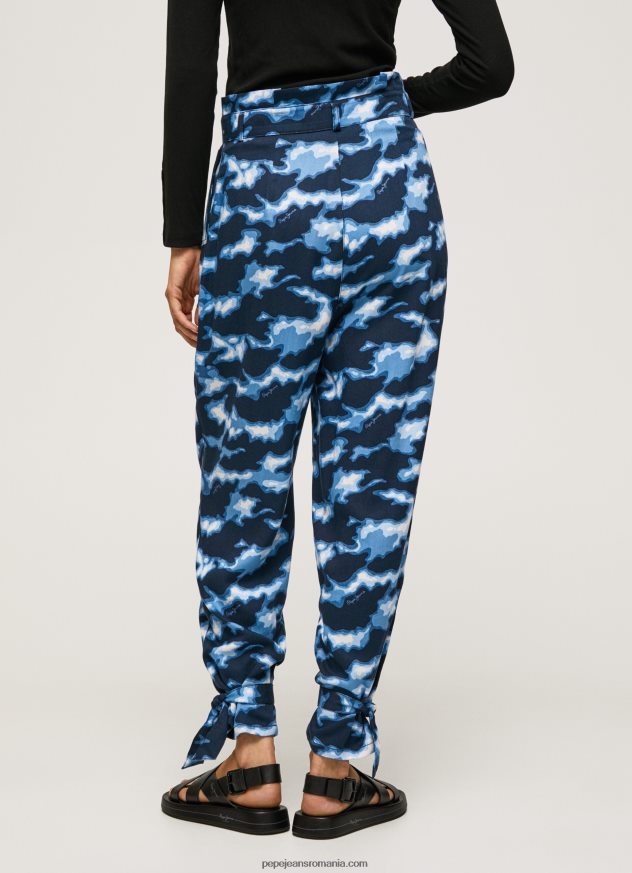 pantaloni cu imprimeu de camuflaj femei Pepe Jeans multi 6Z0R46305