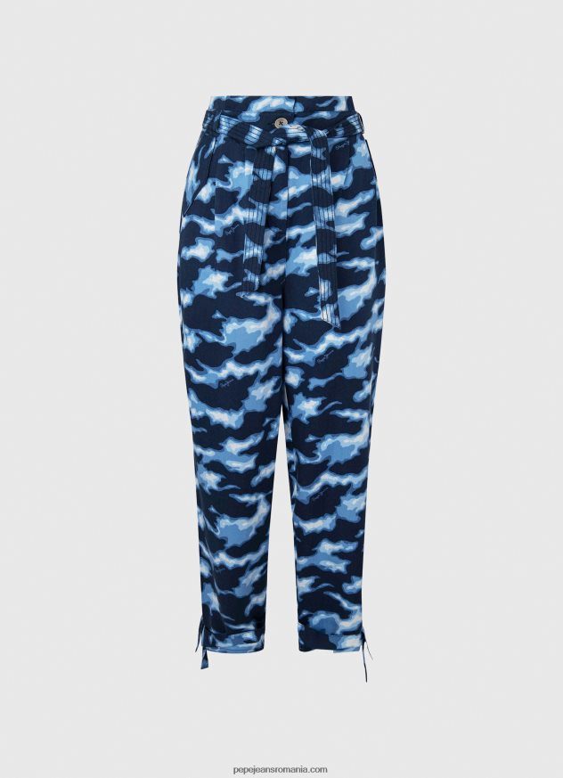 pantaloni cu imprimeu de camuflaj femei Pepe Jeans multi 6Z0R46305