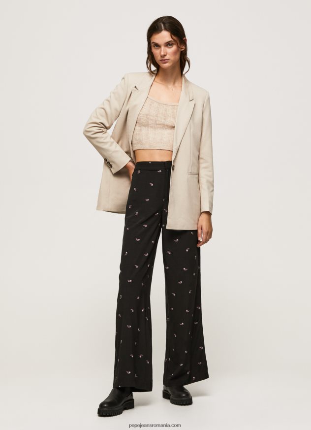 pantaloni cu imprimeu paisley femei Pepe Jeans multi 6Z0R46293