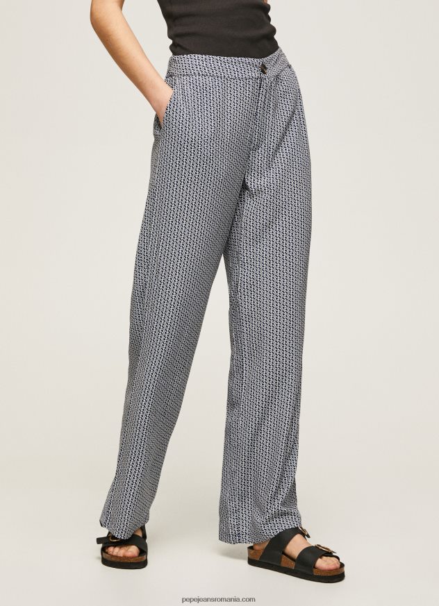 pantaloni cu logo imprimat peste tot femei Pepe Jeans multi 6Z0R46307