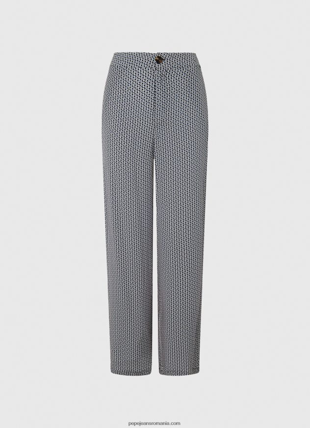 pantaloni cu logo imprimat peste tot femei Pepe Jeans multi 6Z0R46307