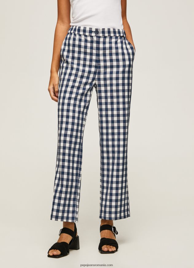 pantaloni drepti în carouri vichy femei Pepe Jeans multi 6Z0R46290