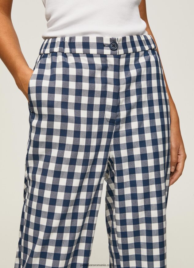 pantaloni drepti în carouri vichy femei Pepe Jeans multi 6Z0R46290