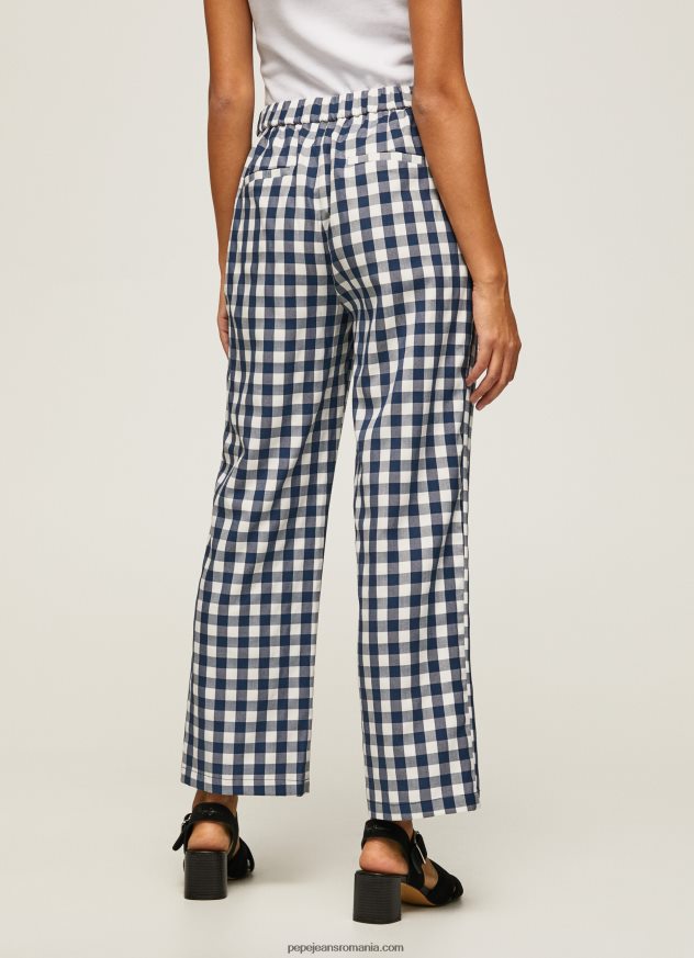 pantaloni drepti în carouri vichy femei Pepe Jeans multi 6Z0R46290
