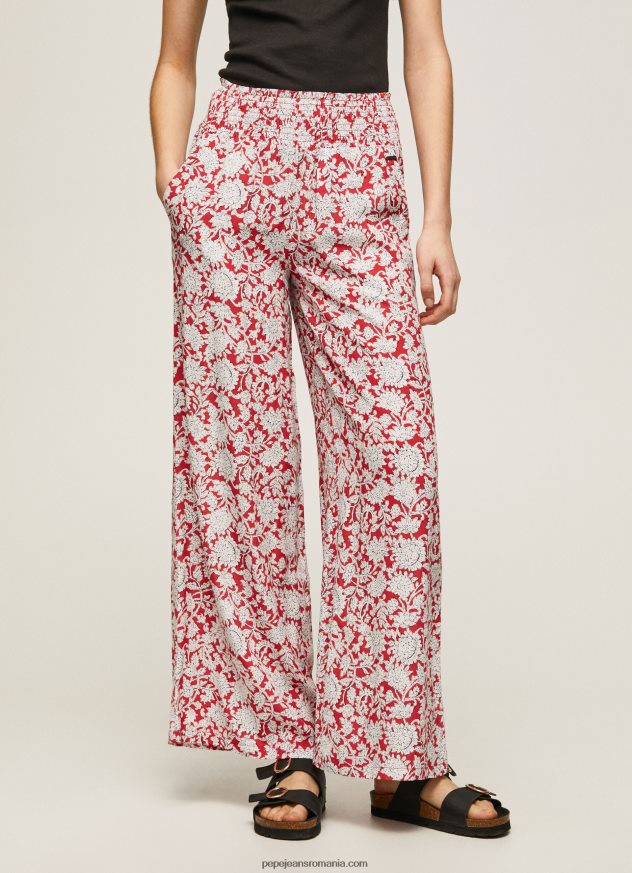 pantaloni largi cu imprimeu floral femei Pepe Jeans multi 6Z0R46304