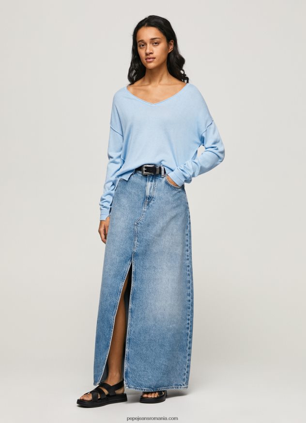 Tricou cu decolteu în V femei Pepe Jeans dafin 6Z0R46249