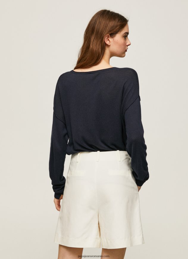 Tricou cu decor relaxat femei Pepe Jeans dulwich 6Z0R46254