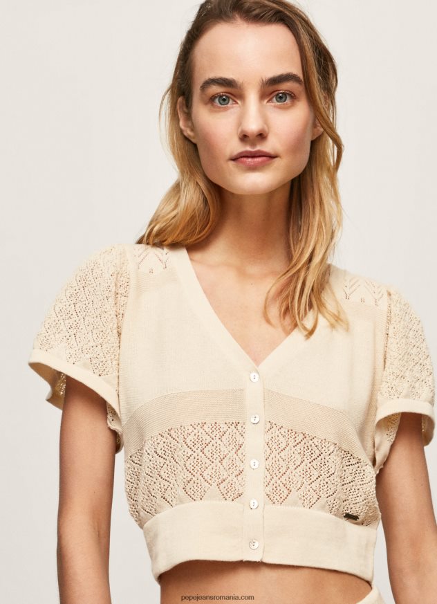 cardigan ajurat tricot fin femei Pepe Jeans zer 6Z0R46265