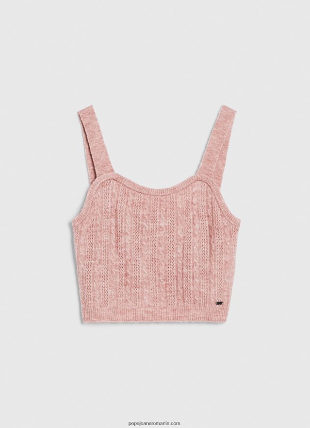 tricot curele de sus femei Pepe Jeans roz tulbure 6Z0R46247