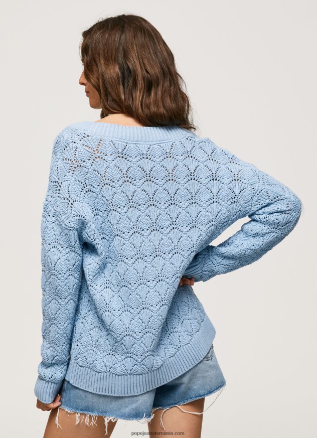 tricou ajurat cu croială relaxată femei Pepe Jeans dafin 6Z0R46229