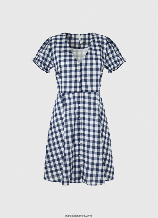 rochie cu imprimeu in carouri femei Pepe Jeans multi 6Z0R46184