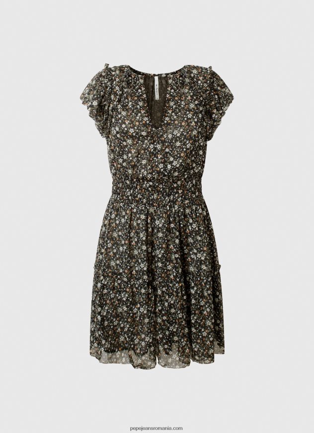 rochie din sifon floral femei Pepe Jeans multi 6Z0R46171