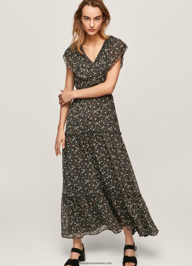 rochie din sifon floral femei Pepe Jeans multi 6Z0R46214