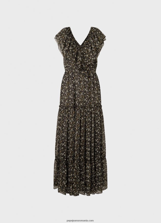 rochie din sifon floral femei Pepe Jeans multi 6Z0R46214