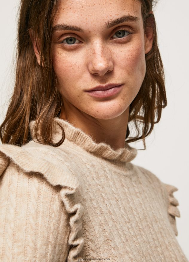 rochie midi din tricot cablu femei Pepe Jeans piele de bivol 6Z0R46206