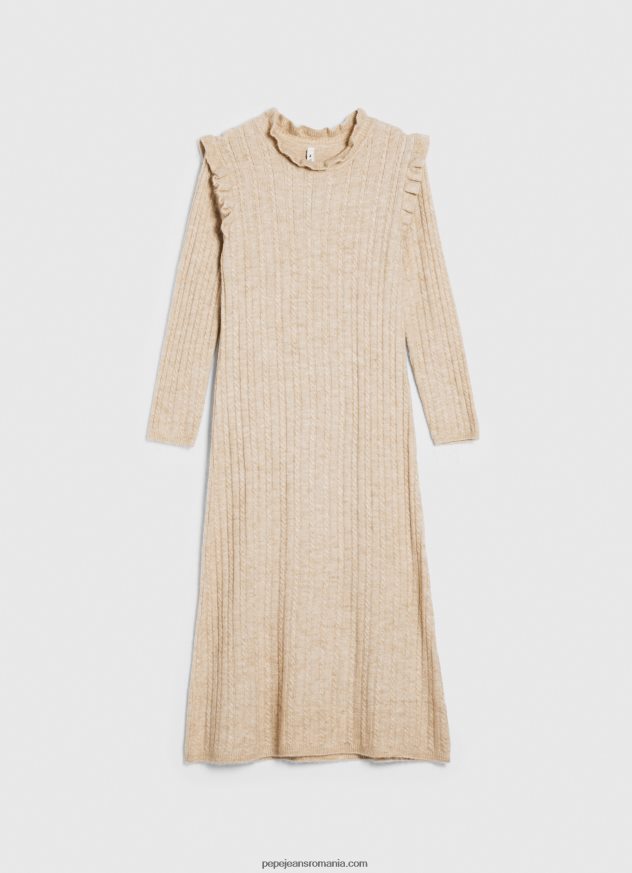rochie midi din tricot cablu femei Pepe Jeans piele de bivol 6Z0R46206