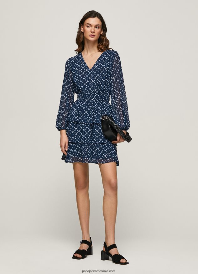 rochie mini cu imprimeu eyra femei Pepe Jeans multi 6Z0R46198