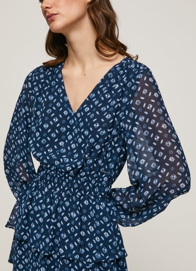 rochie mini cu imprimeu eyra femei Pepe Jeans multi 6Z0R46198