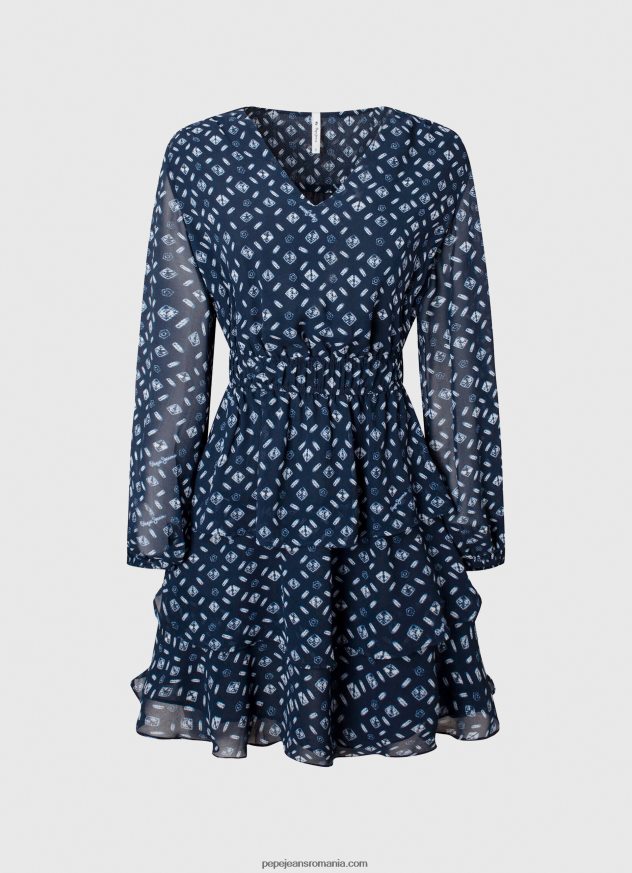 rochie mini cu imprimeu eyra femei Pepe Jeans multi 6Z0R46198